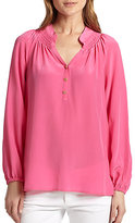 Thumbnail for your product : Lilly Pulitzer Silk Elsa Top