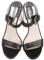 Thumbnail for your product : MICHAEL Michael Kors Leather Ankle Strap Sandals