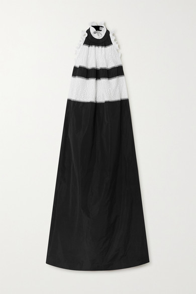 long black taffeta evening skirt