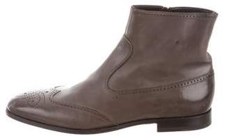 Fratelli Rossetti Brogue Leather Ankle Boots