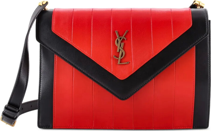 Saint Laurent Pre-Owned Gaby Envelope Satchel Vertical Quilted Leather shoulder bag