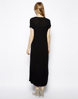 Thumbnail for your product : American Vintage Milaca Maxi Dress with Drawstring Waist
