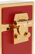Thumbnail for your product : Mark Cross Nicole Leather And Gold-plated Cross-body Bag - Red
