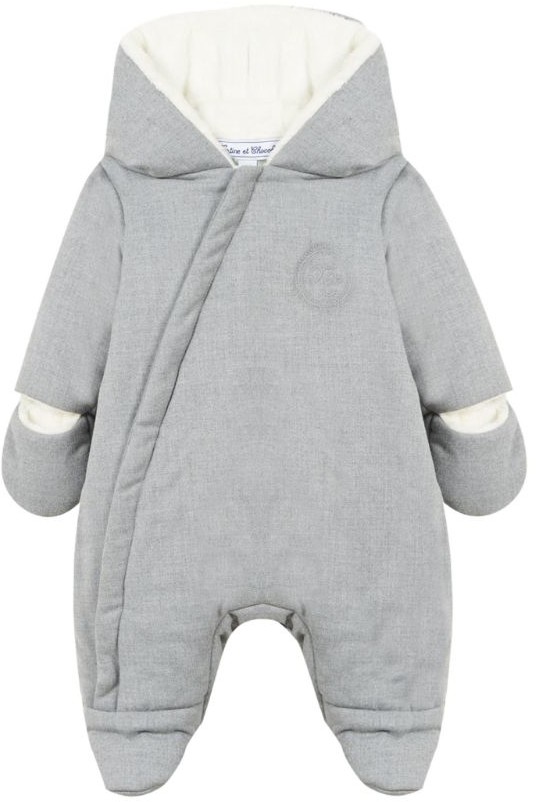 faux fur baby snowsuit