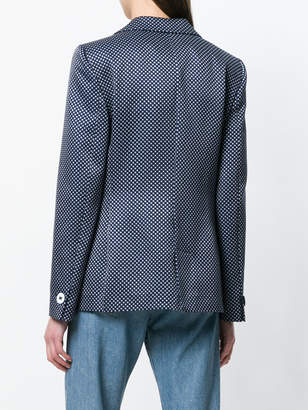 Giorgio Armani embroidered fitted blazer
