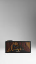 Thumbnail for your product : Burberry Beijing Motif Travel Wallet