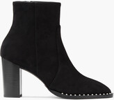 Thumbnail for your product : Stuart Weitzman Kailee faux pearl-embellished suede ankle boots