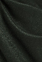 Thumbnail for your product : Talbot Runhof Draped Cutout Metallic Knitted Gown