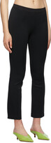 Thumbnail for your product : Helmut Lang Black Ribbed Flare Leggings