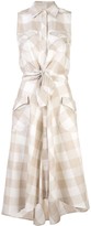 Thumbnail for your product : Sara Roka Knotted Sleeveless Midi Dress