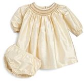 Thumbnail for your product : Baby CZ Infant's Two-Piece Evie Silk Dress & Bloomers Set