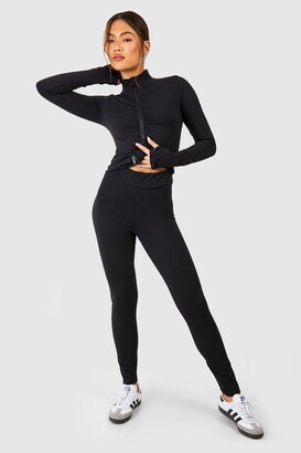 QINSEN Workout Sets for Women Seamless Sports Crop Tops High Waisted  Leggings Two Piece Outfits