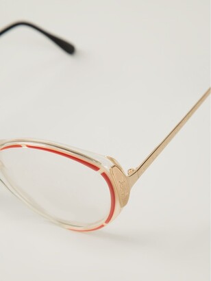 Yves Saint Laurent Pre-Owned Rounded Glasses
