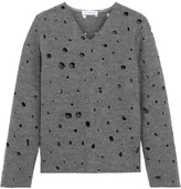 Thumbnail for your product : J.W.Anderson Perforated boiled wool sweater