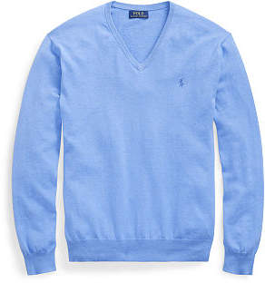 Ralph Lauren Slim Fit Cotton V-Neck Sweater