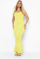 Thumbnail for your product : boohoo Plus Scoop Neck Maxi Dress