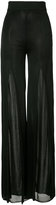 Balmain - knitted long trousers - women - Viscose/Polyamide - 38
