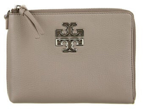 tory burch silver clutch