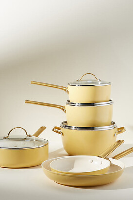Green Pan Reserve Ceramic Nonstick 10-Piece Cookware Set Yellow - ShopStyle