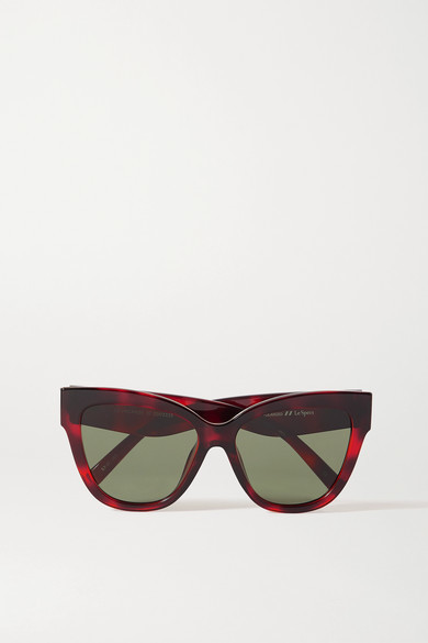 Le Specs - Le Vacanze Oversized Cat-eye Tortoiseshell Acetate Sunglasses