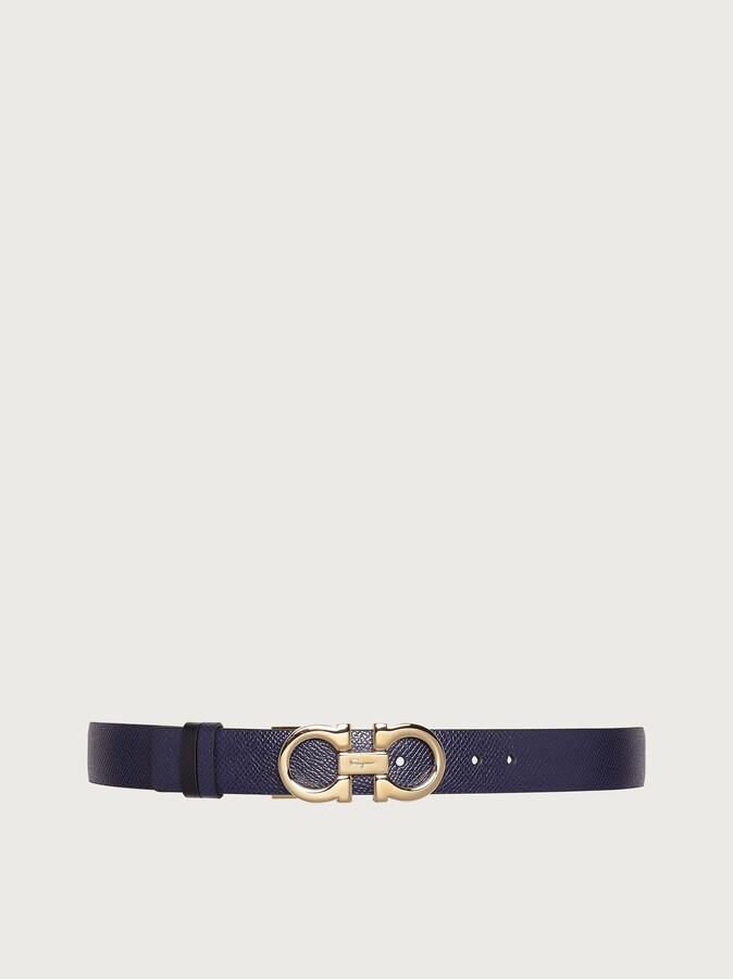ferragamo belt blue