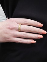Thumbnail for your product : Cathy Waterman Laurel Leaf Band Ring - 22 Karat Gold