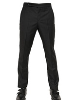 Thumbnail for your product : Givenchy 19cm Wool Twill Trousers
