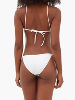 Thumbnail for your product : JADE SWIM Via Triangle Bikini Top - White