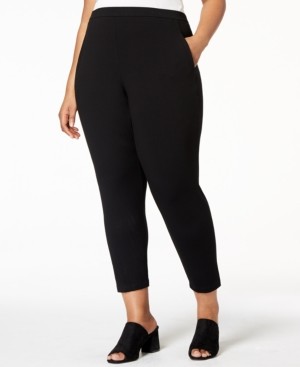 plus size stretch capris
