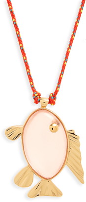 Tory Burch Fish Pendant Necklace
