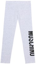 Thumbnail for your product : MOSCHINO BAMBINO Stretch-cotton leggings