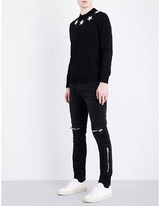 Givenchy Zip-detail slim-fit tapered jeans