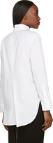 Thumbnail for your product : Yohji Yamamoto White Slim Fit Vented Blouse