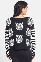 Thumbnail for your product : MinkPink Tiger Print Knit Sweater