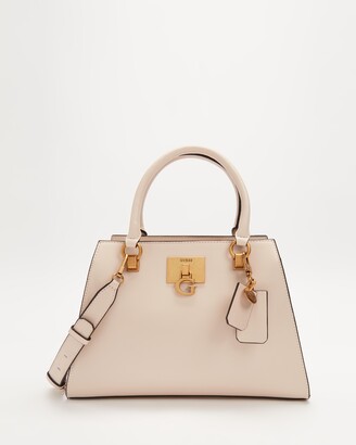 GUESS Women's Neutrals Cross-body bags - Stephi Girlfriend Satchel Bag - Size One Size at The Iconic