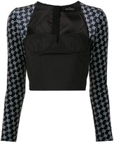 Thumbnail for your product : Rokh Long Sleeve Bustier Corset