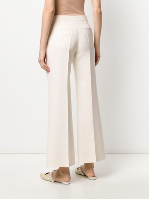 Valentino Cropped Wide-Leg Trousers