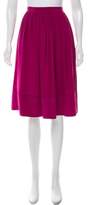 Thumbnail for your product : Elizabeth and James Silk Knee-Length Skirt