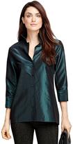 Thumbnail for your product : Brooks Brothers Silk Taffeta Blouse