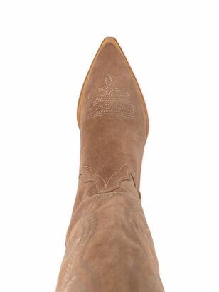 Sonora Hermosillo suede cowboy boots