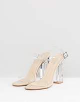 Thumbnail for your product : Public Desire Alia Perspex Heeled Sandals