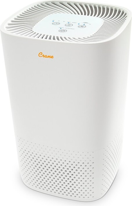 Crane True HEPA Tower Air Purifier, White (EE-5067)