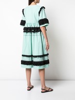 Thumbnail for your product : Molly Goddard Gingham Stitched Dress