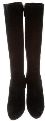 Valentino Knee-High Suede Boots