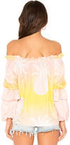 Thumbnail for your product : Cynthia Rowley Jetset Pineapple Top