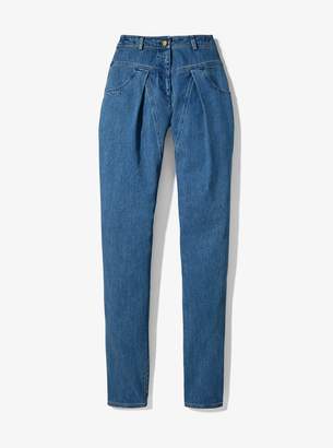 Michael Kors Collection High-Waisted Tapered Jeans
