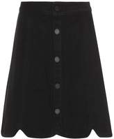 Thumbnail for your product : Paige Francesca cotton-blend skirt