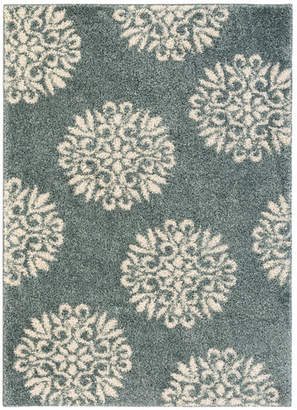 Blue Area Charlton Home Cowden Exploded Medallions Woven Bay Rug Rug