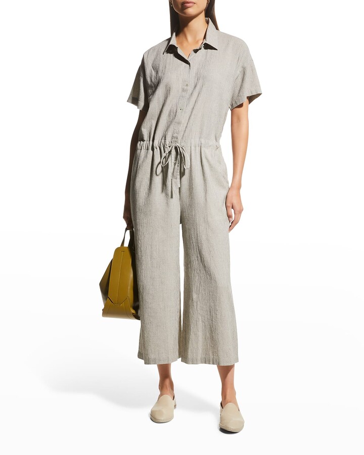 Stripe Linen Jumpsuit | Shop the world's largest collection of 