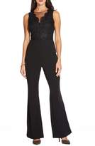 Thumbnail for your product : Adrianna Papell Lace Bodice Bell Bottom Jumpsuit